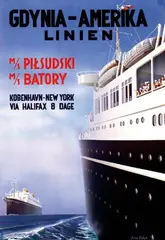 Jerzy Batuk, Gdynia - Amerika Linien, poster