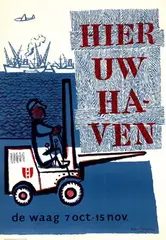 Martin Kempers, Hier Uw Haven Amsterdam, poster