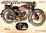 A. Wiite, Aufbau eines Kraftrades, poster