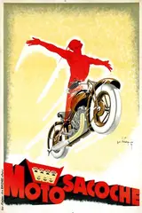 Joë Bridge, Moto Sacoche, 1929, poster