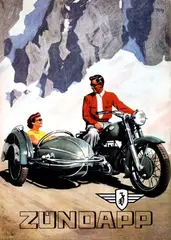 Initials H.M., Zündapp KS 601, poster