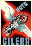 Filippo Romoli, Moto Gilera, 1937, poster