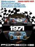 Atelier Strenger, Porsche World Champion, 1971, poster