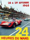André Delourmel, 24 Heures du Mans, 1968, poster