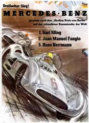 Hans Liska, Mercedes-Benz, poster