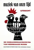 Dick Bruna, Muziek van onze tijd zes zondagmiddagconcerten, 1959, poster