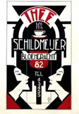 Monogram Cbh, Schildmeijer Thee, poster
