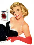 Baz, Lucky Strike cigarettes, poster