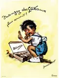 Germaine Bouret, Pâtisserie Mangez des Gâteaux, poster