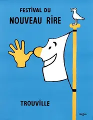 Raymond Savignac, Festival du Nouveau Rire, 1990, poster