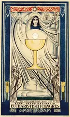 Eucharistisch Congres Amsterdam by Jan Th. Toorop, 1924, poster, sold Dec 2007