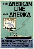 Ottomar Anton, Mit der American Line nach Amerika