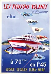 Jean-C. Roux, Les Poissons Volants, poster
