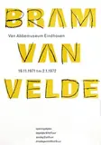 Jan van Toorn, Bram van Velde, 1971, poster
