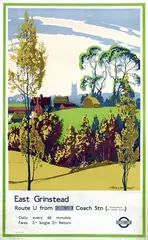 Walter Spradbery, East Grinstead, 1931, poster