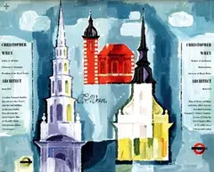 Hans Unger, Christopher Wren Architect, poster