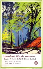 Walter Spradbery, Haresfoot Woods, 1931, poster