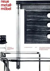 Alfred Hablützel, neue metallmöbel, 1958, poster