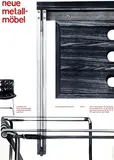 Alfred Hablützel, neue metallmöbel, 1958, poster