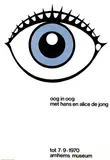 Paul Schulz, oog in oog, 1970, poster