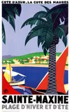 Roger Broders, Sainte-Maxime, 1929, poster