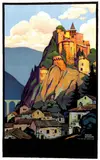 Roger Broders, Without text (Saint Etienne), 1929, poster