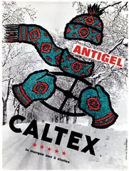 L. Duplastre, Caltex Antigel, 1962, poster