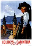 Hubert Lechner, Holidays in Carinthia, 1947, poster