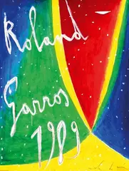 Nicole de Marion, Roland Garros, 1989, poster
