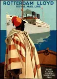 Joseph Rovers, Rotterdam Lloyd Royal Mail Line, poster