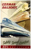 Walter Schneider, German Railroads, poster