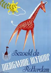 F. Molsen, Diergaarde Bly-Dorp Rotterdam, poster