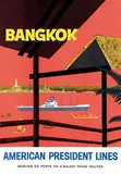 J. Clift, American President Lines Bangkok, 1958, poster