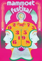 Anthon Beeke, mammoet festival (Bijenkorf), 1968, poster