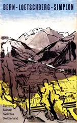 Victor Surbek, Bern-Loetschberg-Simplon, poster