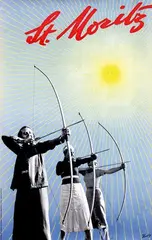 Walter Herdeg, St. Moritz, 1935, poster