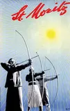 Walter Herdeg, St. Moritz, 1935, poster