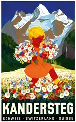 Carl F. Moos, Kandersteg, 1931, poster