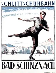 Otto Ernst, Schlittschuhbahn Bad Schinznach, poster