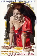 Fré J. Drost, Holland-Afrika Lijn, poster