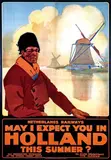 Joseph Rovers, May I expect you in Holland this summer?, poster