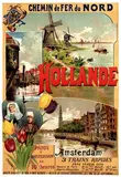 Gustave Fraipont, Hollande Amsterdam, 1895, poster