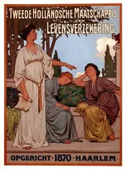 Willy Martens, Tweede Hollandsche Maatschappij van Levensverzekering, poster