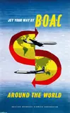Adelman, B.O.A.C Around the World, 1958, poster
