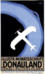 Julius Klinger, Illustr. Monatsschrift "Donauland" Wien, poster