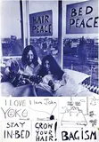 Nico Koster & John Lennon, Hair Peace Bed Peace, 1969, poster