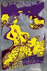 Michael English, UFO Coming, 1967, poster