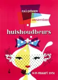 Harry N. Sierman, Huishoudbeurs Amsterdam, 1958, poster