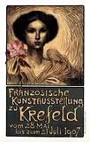 Theophile A Steinlen, Französische Kunstausstellung zu Krefeld, 1907, poster