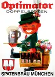 E. Wild, Optimator Spatenbräu München, poster